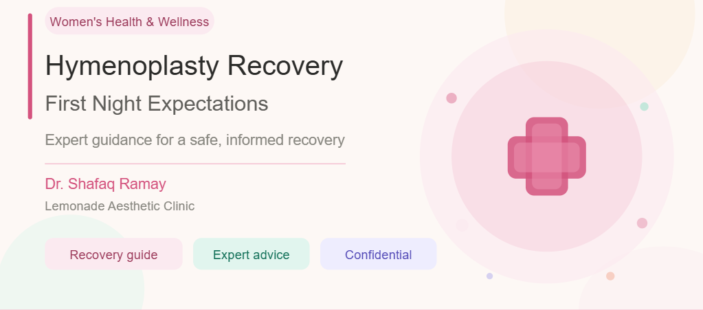 Hymenoplasty Recovery | First Night Expectations